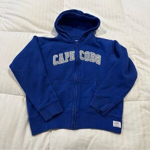 Cape Cod cuffy’s Blue Kids Hoodie size 7/8